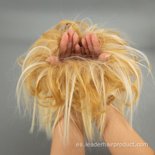Extensión de cabello Updo Messy Bun Hair Piece despeinado